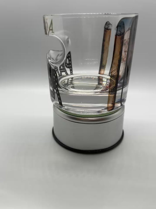Custom Whiskey Cigar Glass